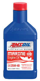 Amsoil synthetic blend marine engine oil